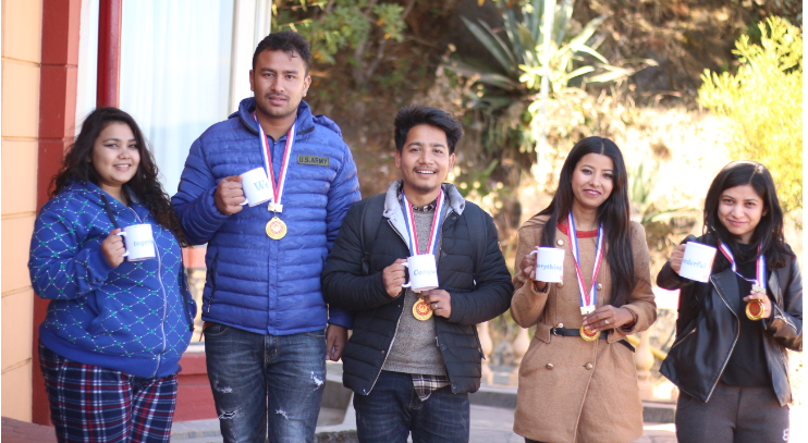 The winning team