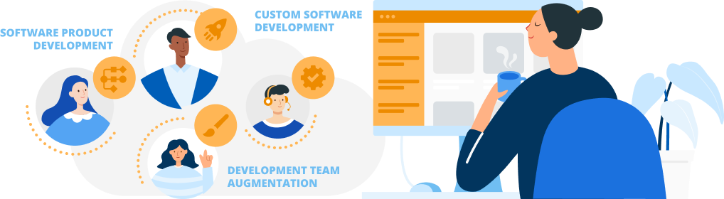 software development services illustration