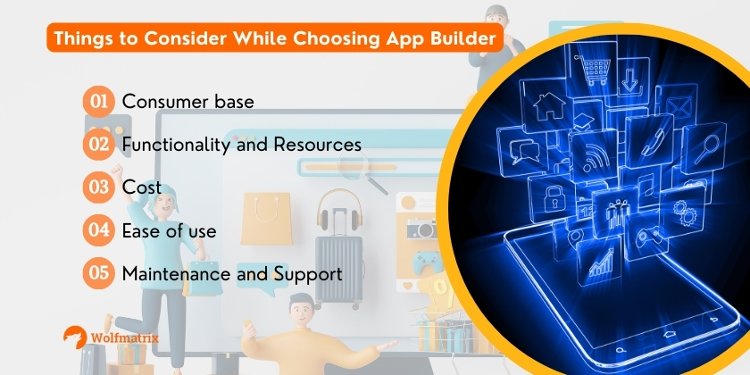 Wolfmatrix Australia Things to Consider While Choosing App Builder