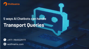 Logistics AI chatbot assisting with transport tracking and delivery updates