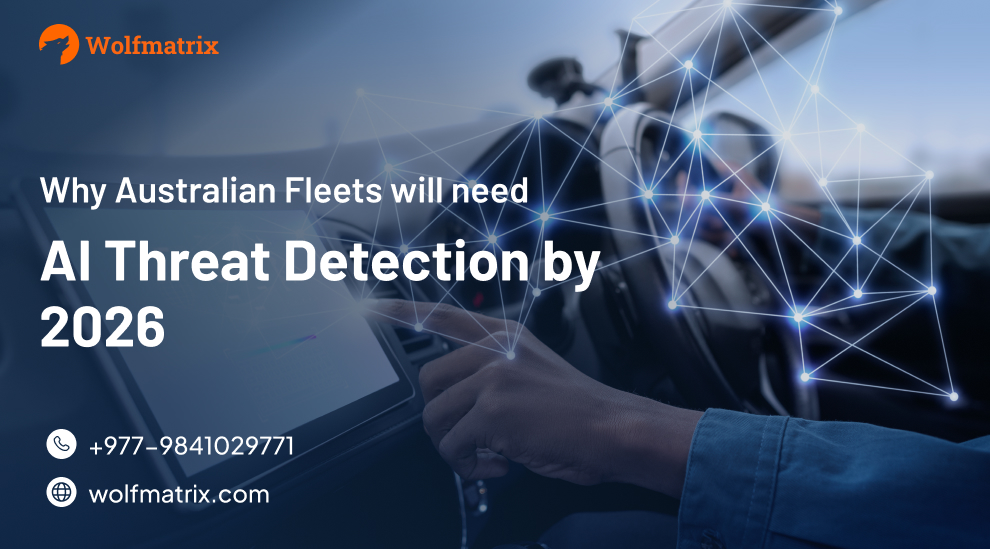 AI threat detection dashboard for Australian fleets highlighting anomaly alerts