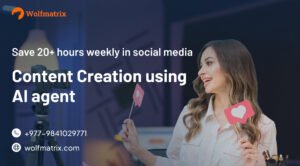 AI agent automating social media content creation across multiple platforms